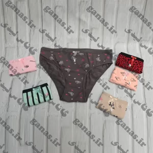 خرید اینترنتی شورت نخ پنبه طرح دار زنانه اینترنتی شورت نخ پنبه طرح دار